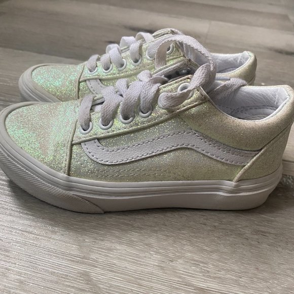 Vans Glitter UV Old Skool Kids 11 VGUC - Picture 3 of 5